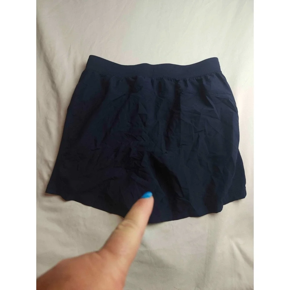 Under Armour Athletic Shorts Womens M Blue Athleisure Performance Sportswear